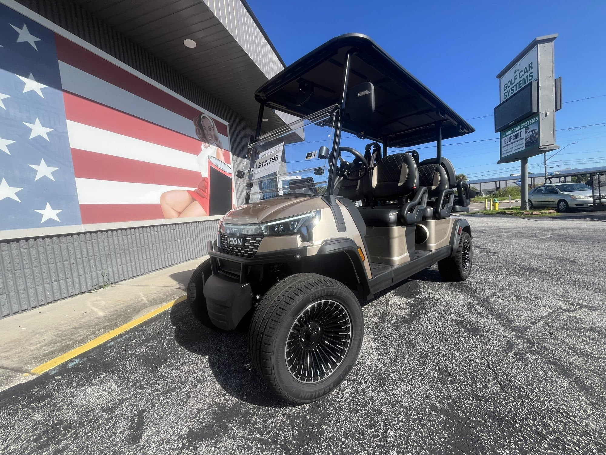 2026 ICON i60X golf cart in Champagne, photo 1 of 9 (stock IGC-1049)