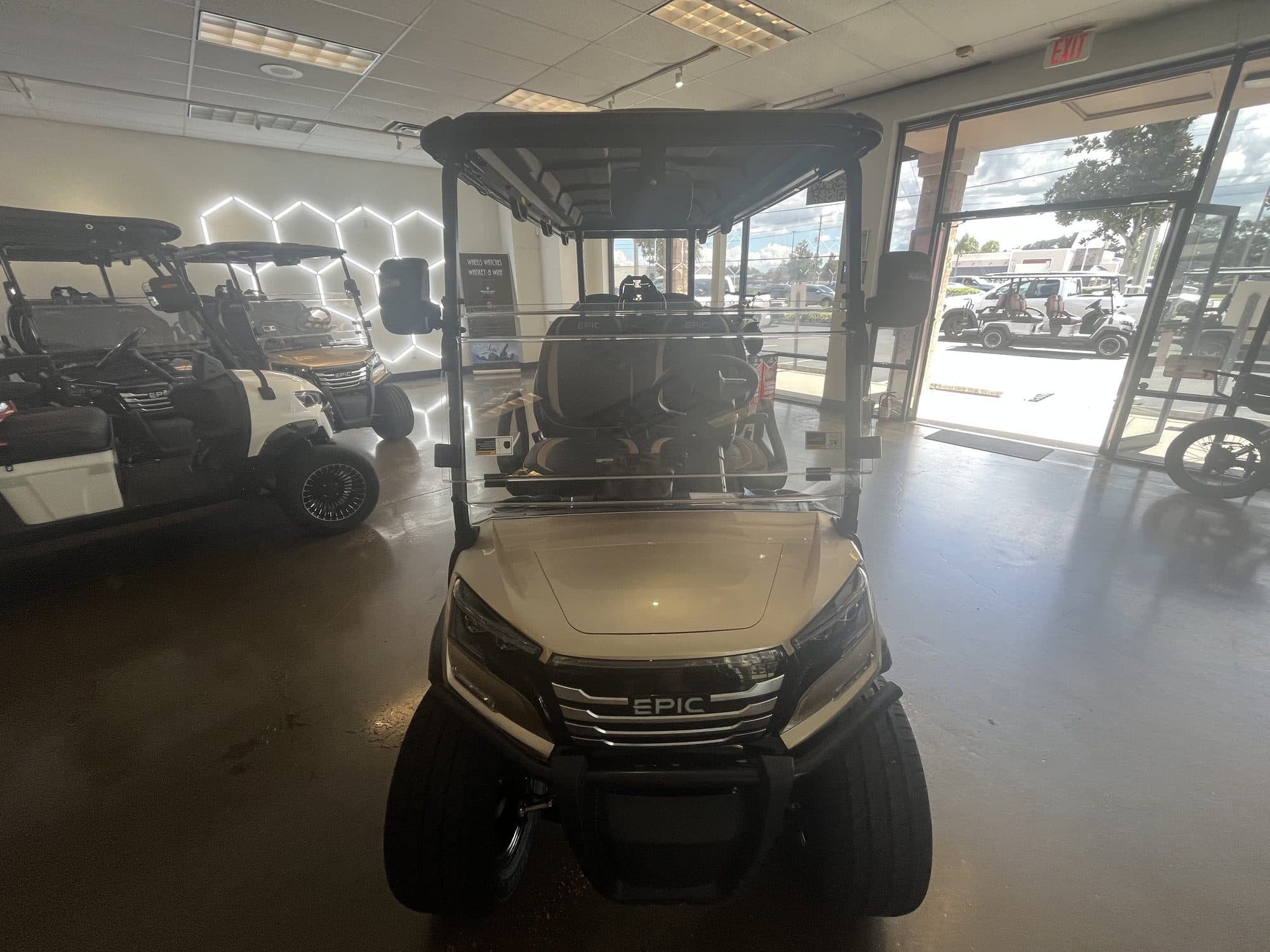 2026 EPIC E60FX golf cart in Champagne, photo 1 of 12 (stock IGC-1020)
