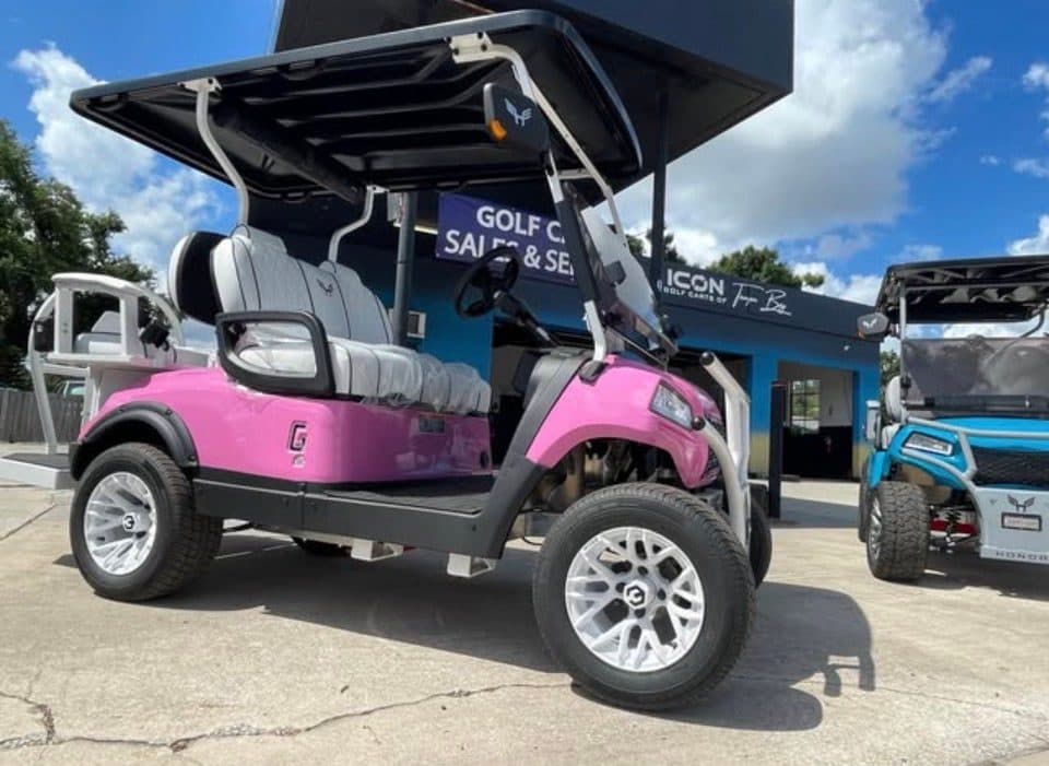 2026 Honor 4P golf cart in Pink, photo 1 of 5 (stock IGC-1056)