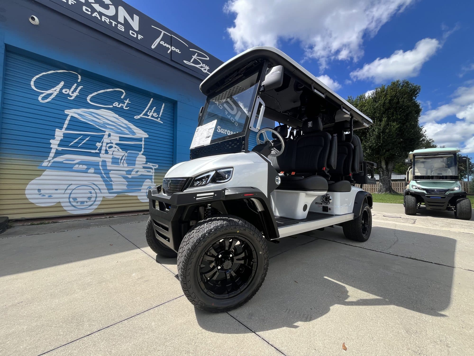 2026 Conquest S60L golf cart in White, photo 1 of 13 (stock IGC-1080)