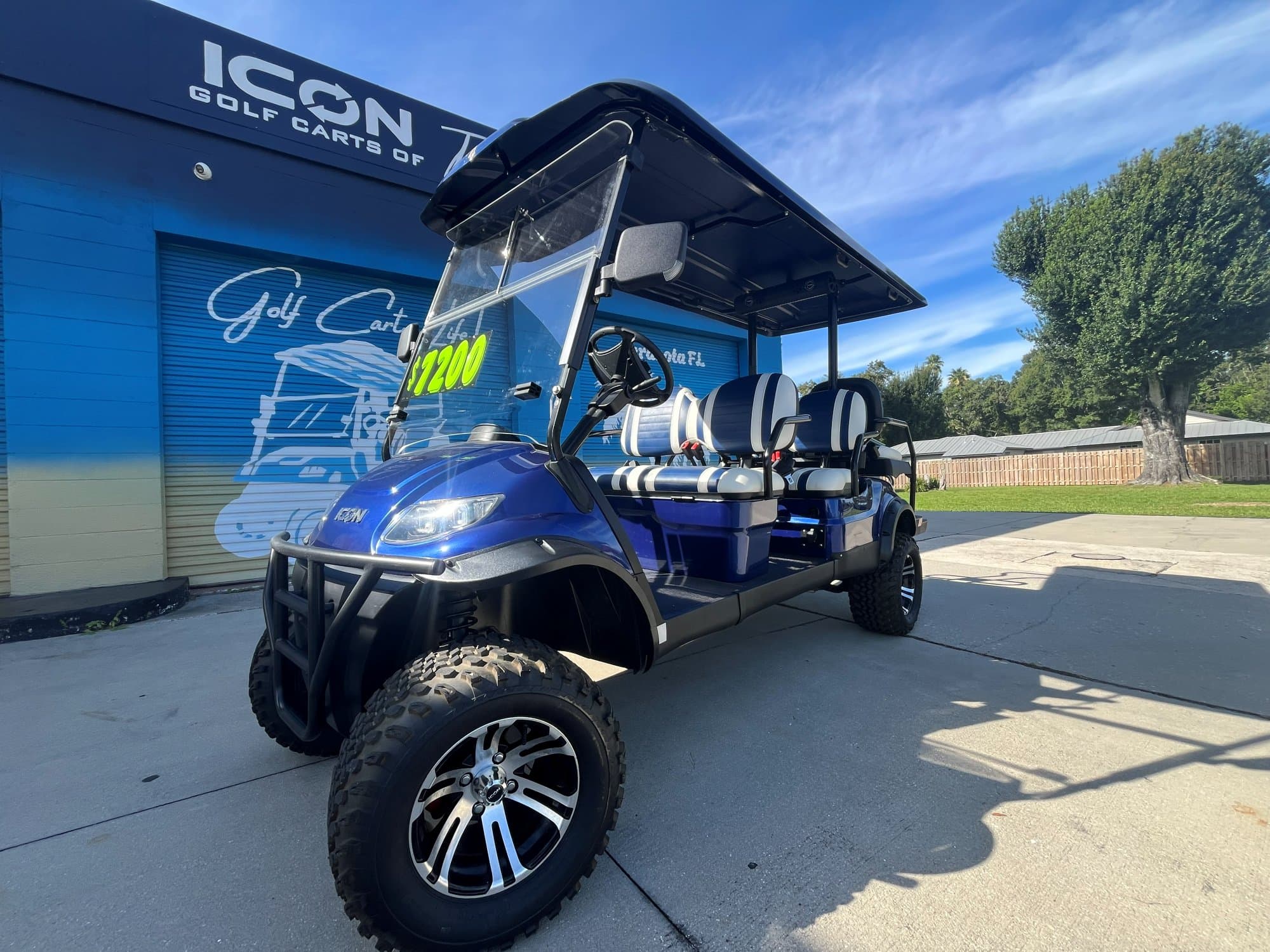 2020 ICON i60L golf cart in Blue, photo 1 of 12 (stock IGC-1085)