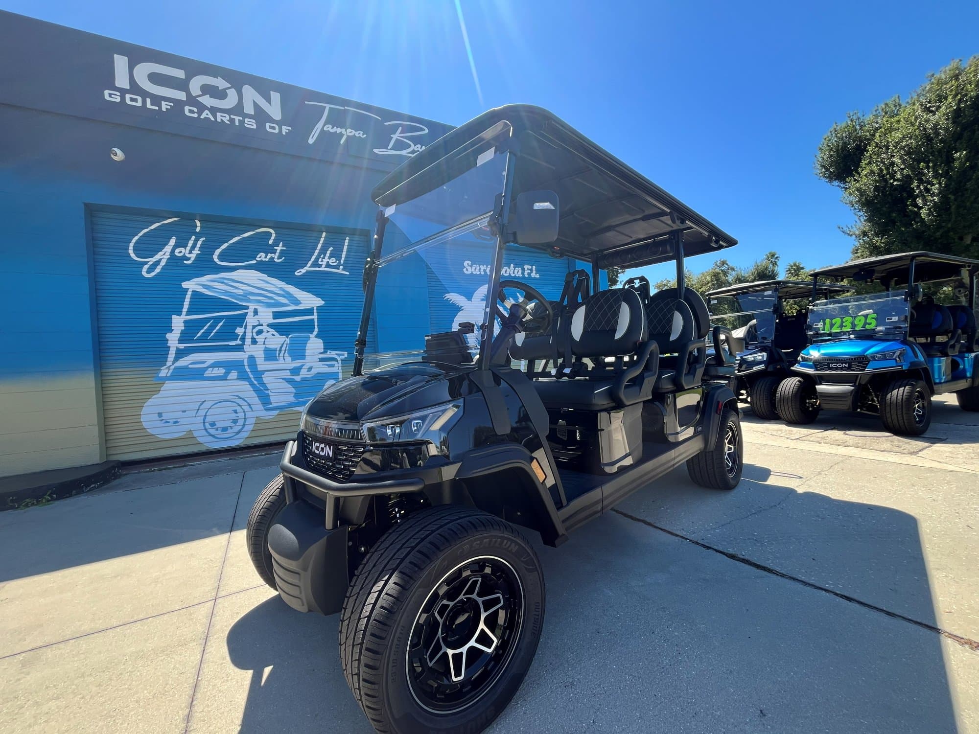 2026 ICON i60X golf cart in Black, photo 1 of 10 (stock IGC-1089)