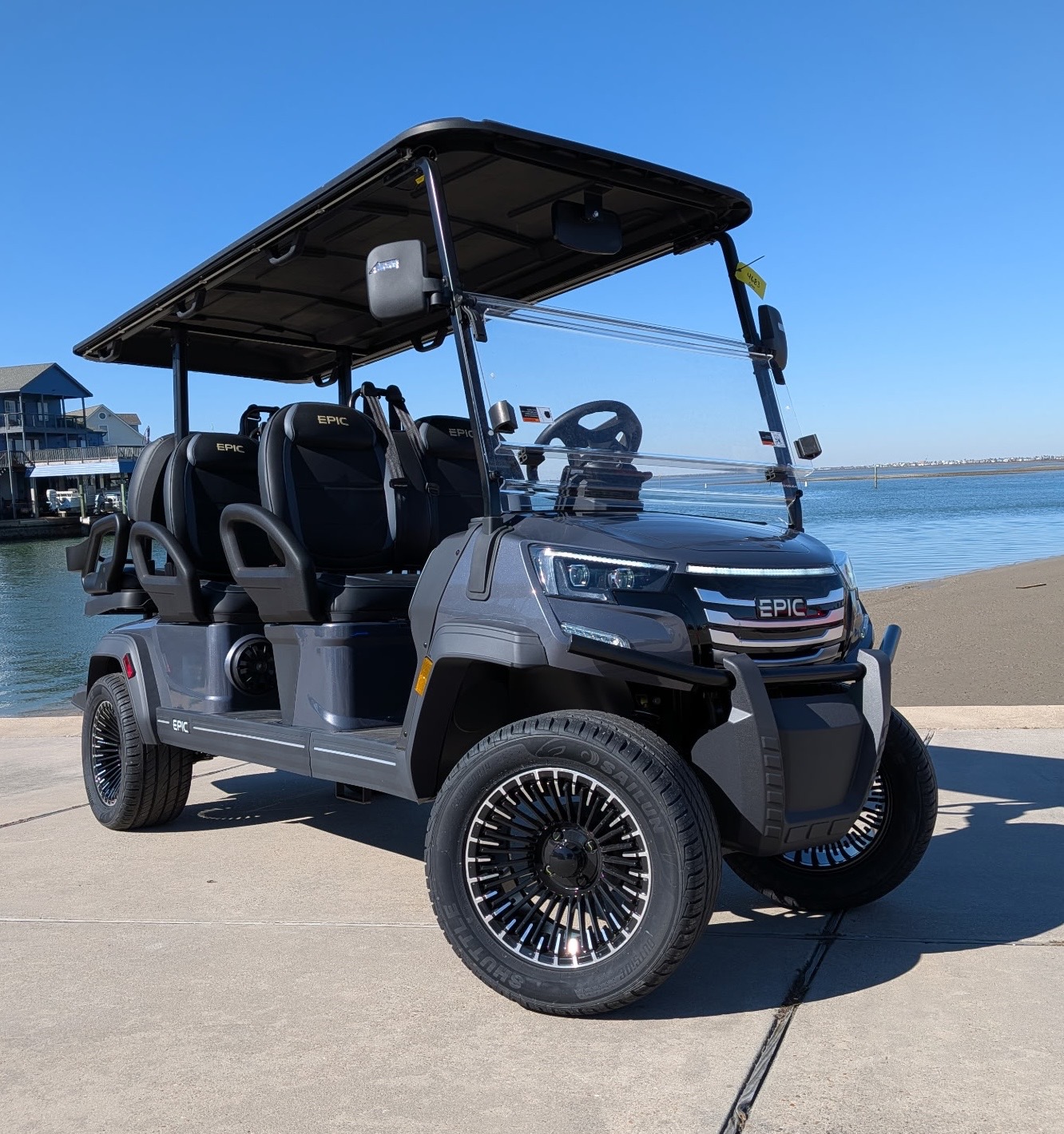 EPIC E60FX six-seat LSV golf cart