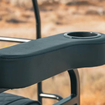 Armrest with integrated cup holder – convenience upgrade for Epic E40 passengers