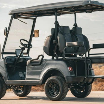 ICON Epic E40 shown in full profile – 4-seat golf cart with lithium battery in Tampa